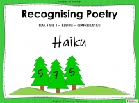 Haiku Poetry - Year 3 and 4
